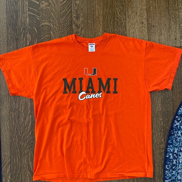 University of Miami Canes Tee Shirt - Picture 1 of 5